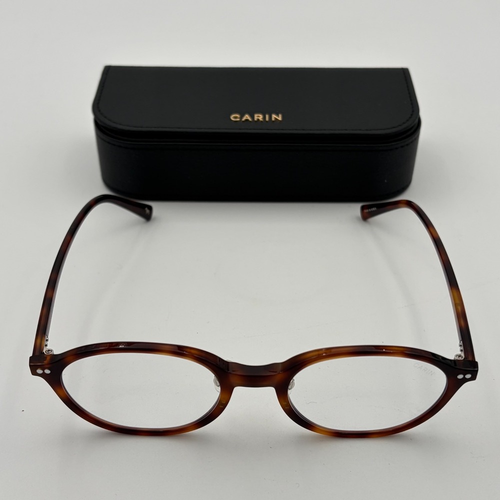 Carin Arno R C3 Eyeglasses Tortoise Brown Slim Oval
